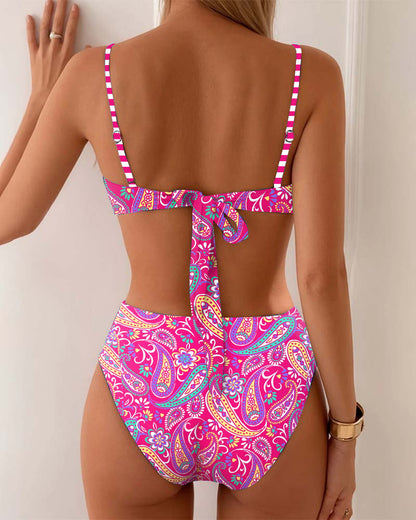 Hortense | Bikini imprimé à la mode pour les vacances - Image 3