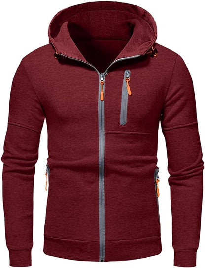 Erwan | Sweat à Capuche Zippé Ajusté Homme - Image 5
