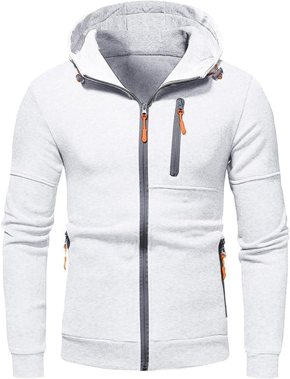 Erwan | Sweat à Capuche Zippé Ajusté Homme - Image 4