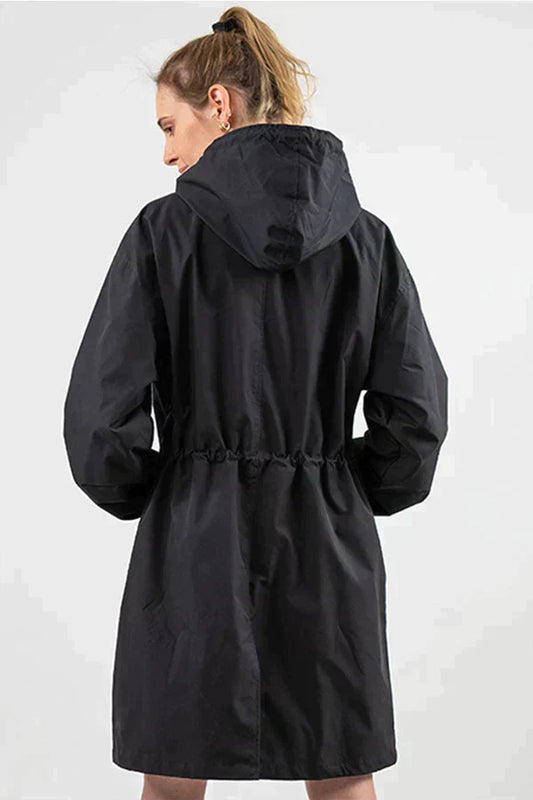 Maéva | Manteau mi-long à capuche pour femme - Image 1