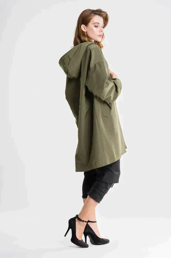 Maéva | Manteau mi-long à capuche pour femme - Image 6