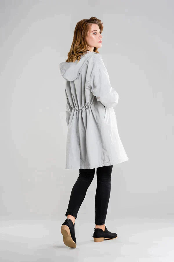 Maéva | Manteau mi-long à capuche pour femme - Image 5