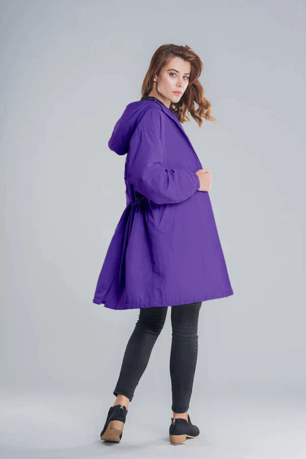 Maéva | Manteau mi-long à capuche pour femme - Image 15