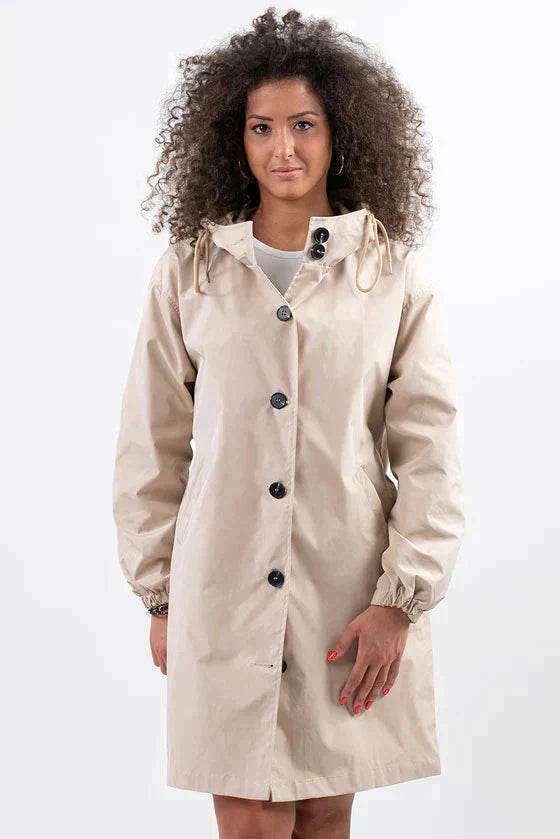 Maéva | Manteau mi-long à capuche pour femme - Image 7