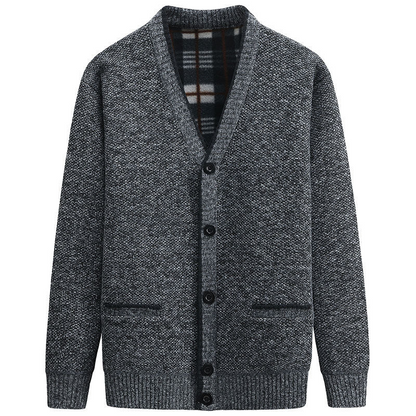 Stéphane | Cardigan Homme Boutonné Col en V - Image 3