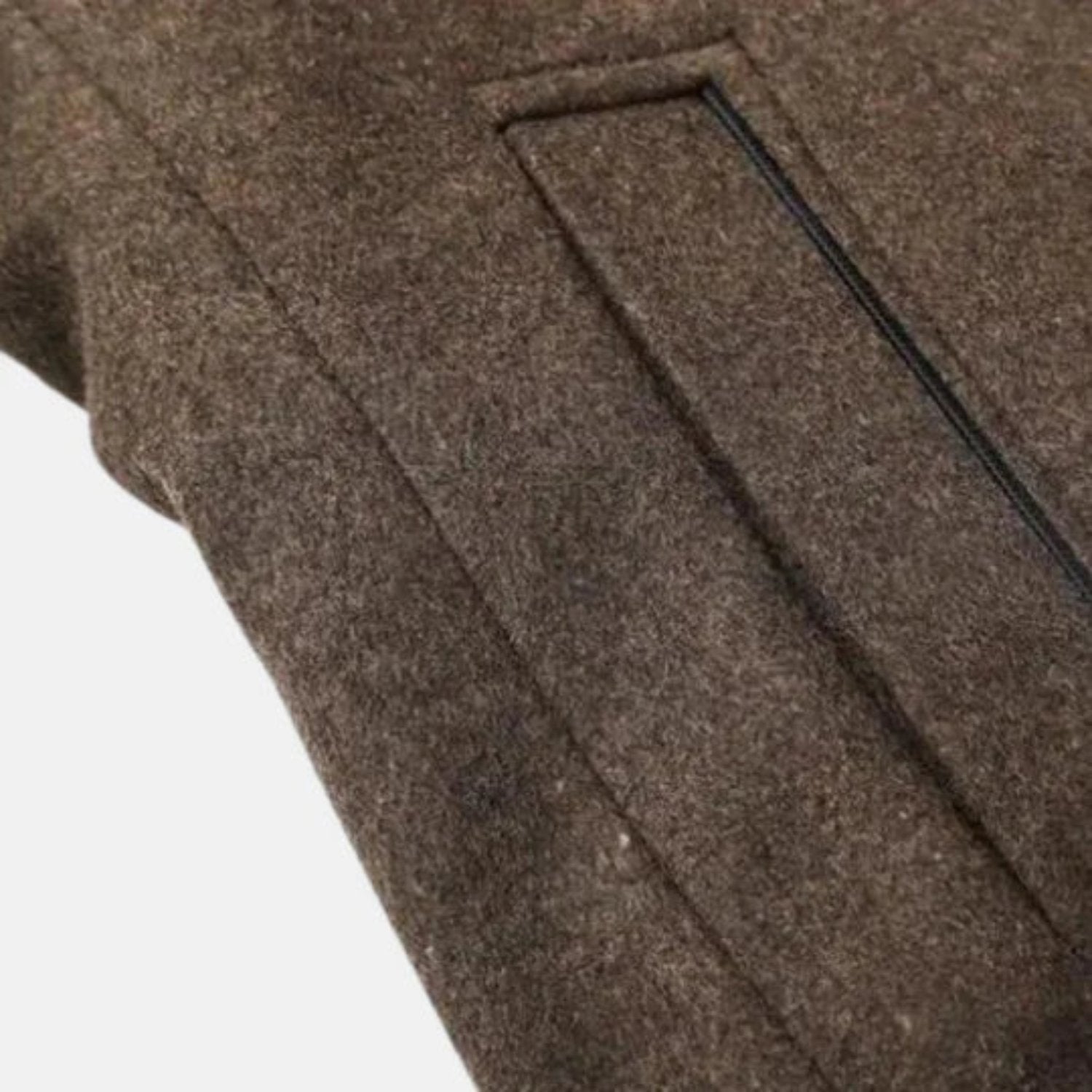 Younès | Manteau mi-long à col montant pour homme - Image 8