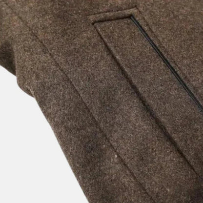 Younès | Manteau mi-long à col montant pour homme - Image 8