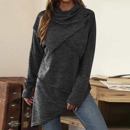 Régine | Pull asymétrique tunique pour femme - Image 1