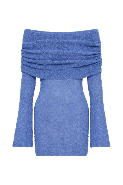 Hortense | Robe Mini Ajustée Épaules Dénudées Femme - Image 12