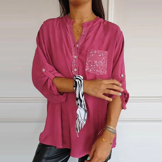 Gisèle | Top à paillettes pour une élégance décontractée - Image 2