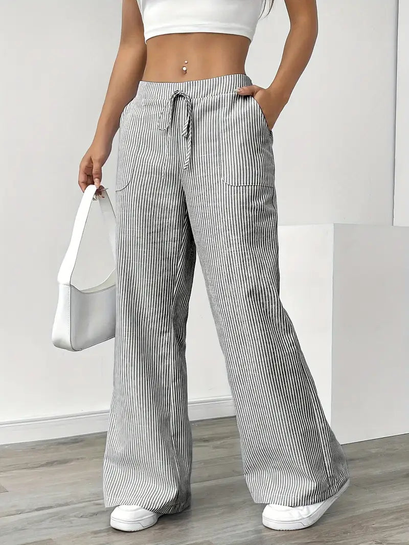 Véronica | Pantalon rayé élégant avec poches pour un confort stylé - Image 28
