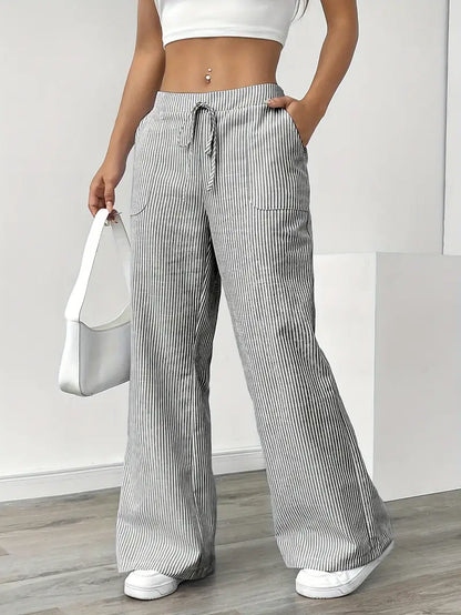 Véronica | Pantalon rayé élégant avec poches pour un confort stylé - Image 28