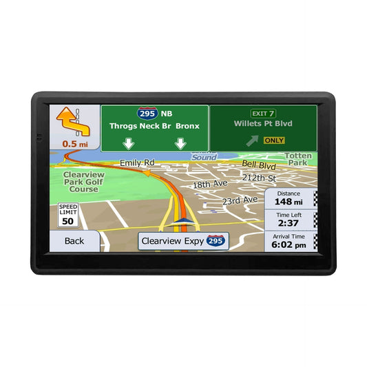 7" Bil- & Lastbil GPS Navigationssystem med Realtids Trafik