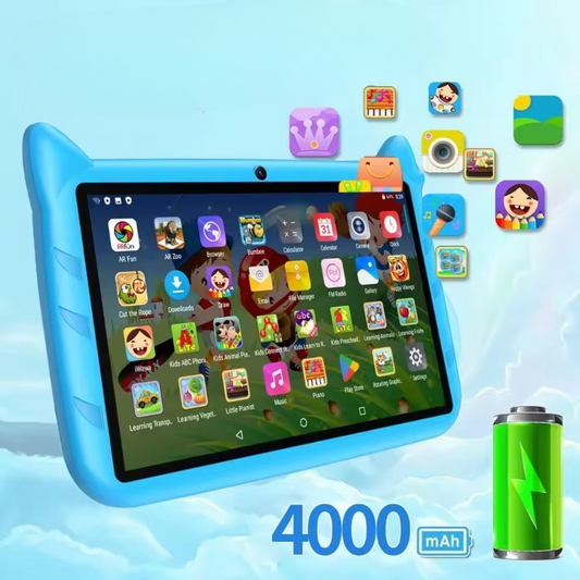7 Tommer Børne Tablet - 5G WiFi - 4GB RAM - 64GB ROM
