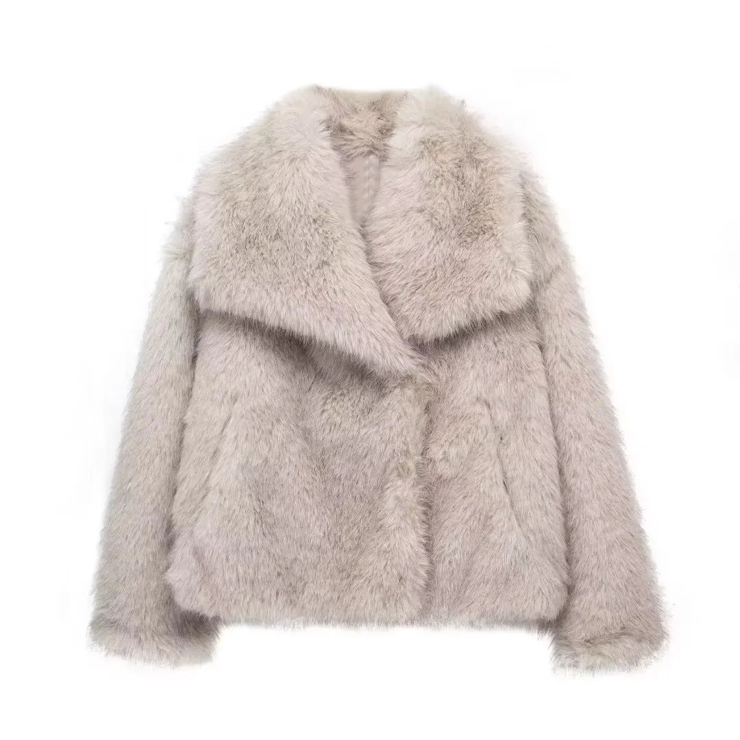 Oriane | Manteau Femme Oversize en Fausse Fourrure - Image 4