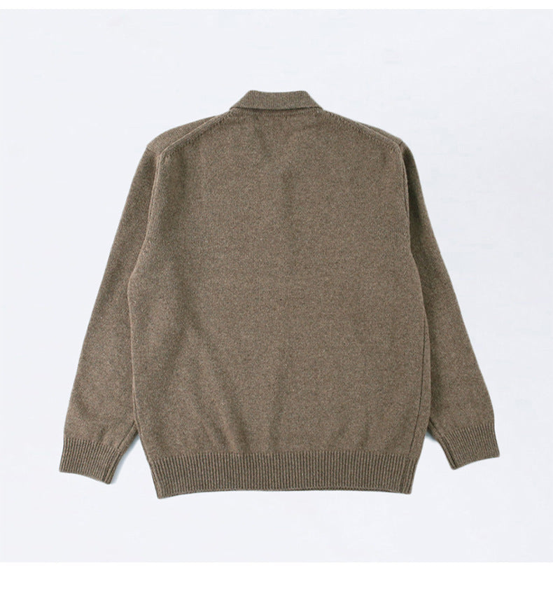 Étienne | Pull à Manches Longues Col Boutonné Homme - Image 9