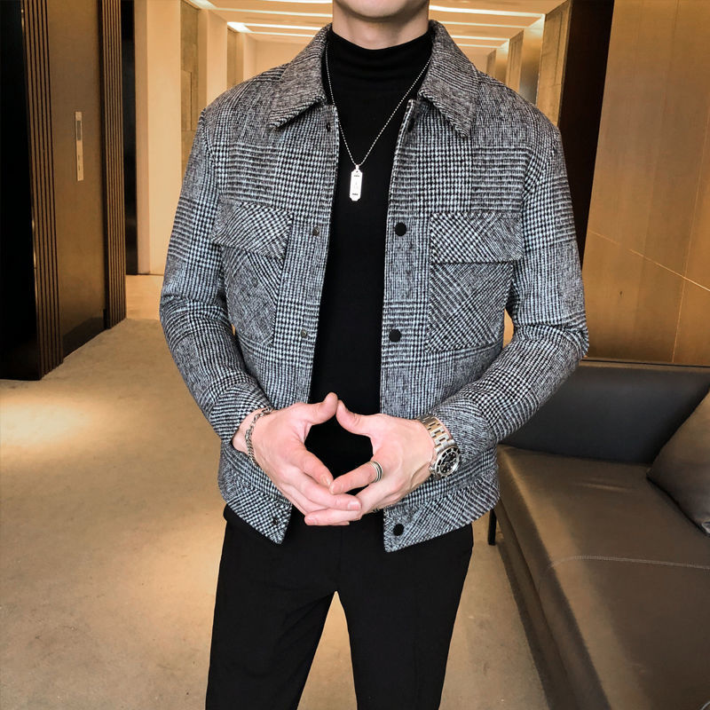 Aymeric | Veste Décontractée à Carreaux Boutonnée pour Homme - Image 1