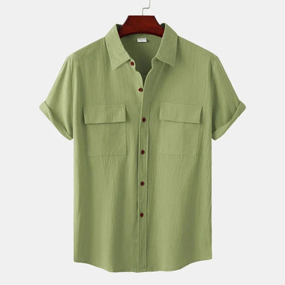 Claude | Chemise à manches courtes avec poches pour l'été - Image 12