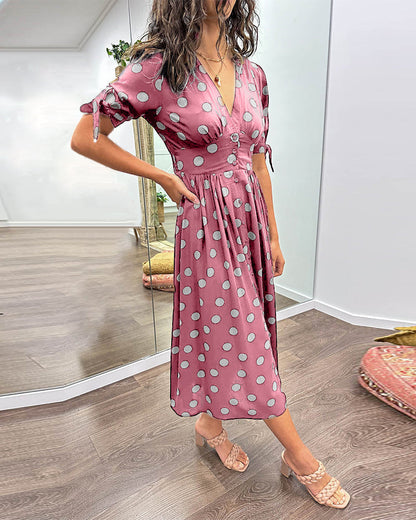 Clara | Robe midi élégante en duvet - Image 6