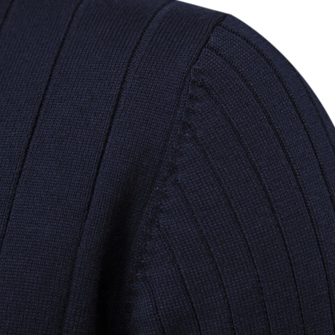 Marin | Pull à Col Zippé Homme - Image 6