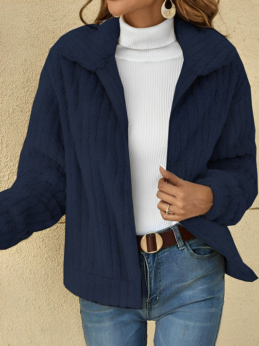 Thérèse | Veste zippée femme coupe décontractée - Image 2