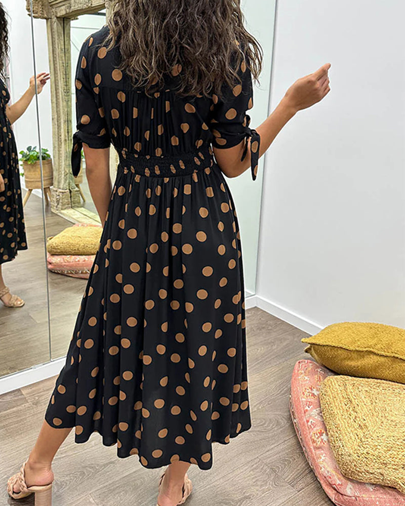 Clara | Robe midi élégante en duvet - Image 4