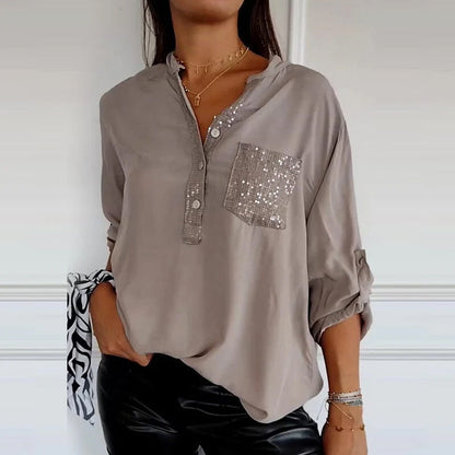 Gisèle | Top à paillettes pour une élégance décontractée - Image 4