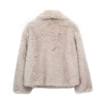 Oriane | Manteau Femme Oversize en Fausse Fourrure - Image 5
