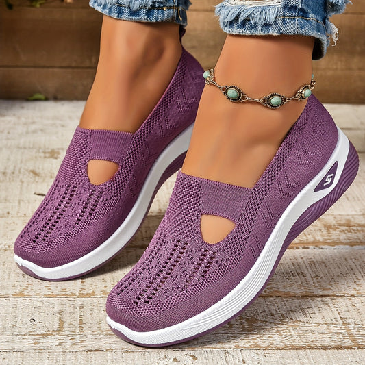 Marine-on | Baskets élégantes en tricot respirant pour un confort décontracté - Image 1