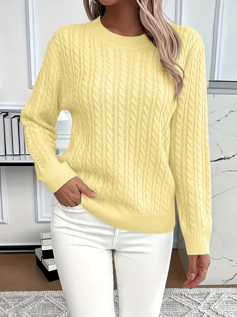 Barbara | Pull ajusté à manches longues pour femme - Image 5