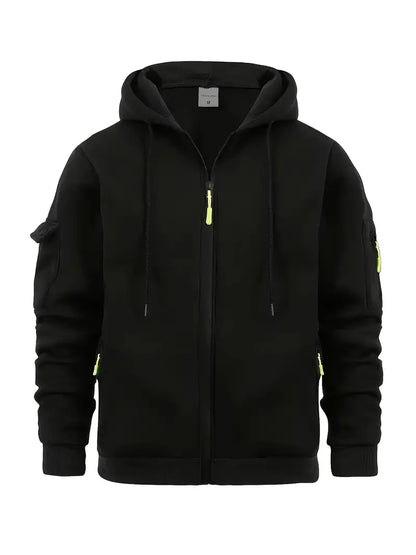 Xav | Veste Homme à Capuche Entièrement Zippée - Image 4