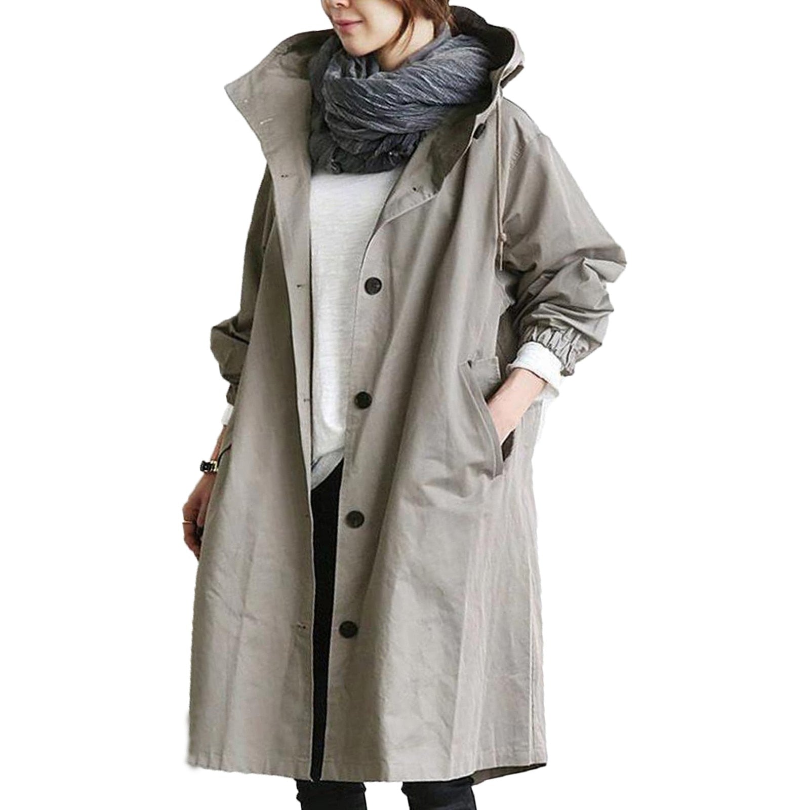 Zélie | Manteau Long à Capuche pour Femme - Image 4