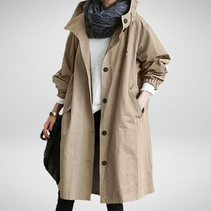 Zélie | Manteau Long à Capuche pour Femme - Image 5