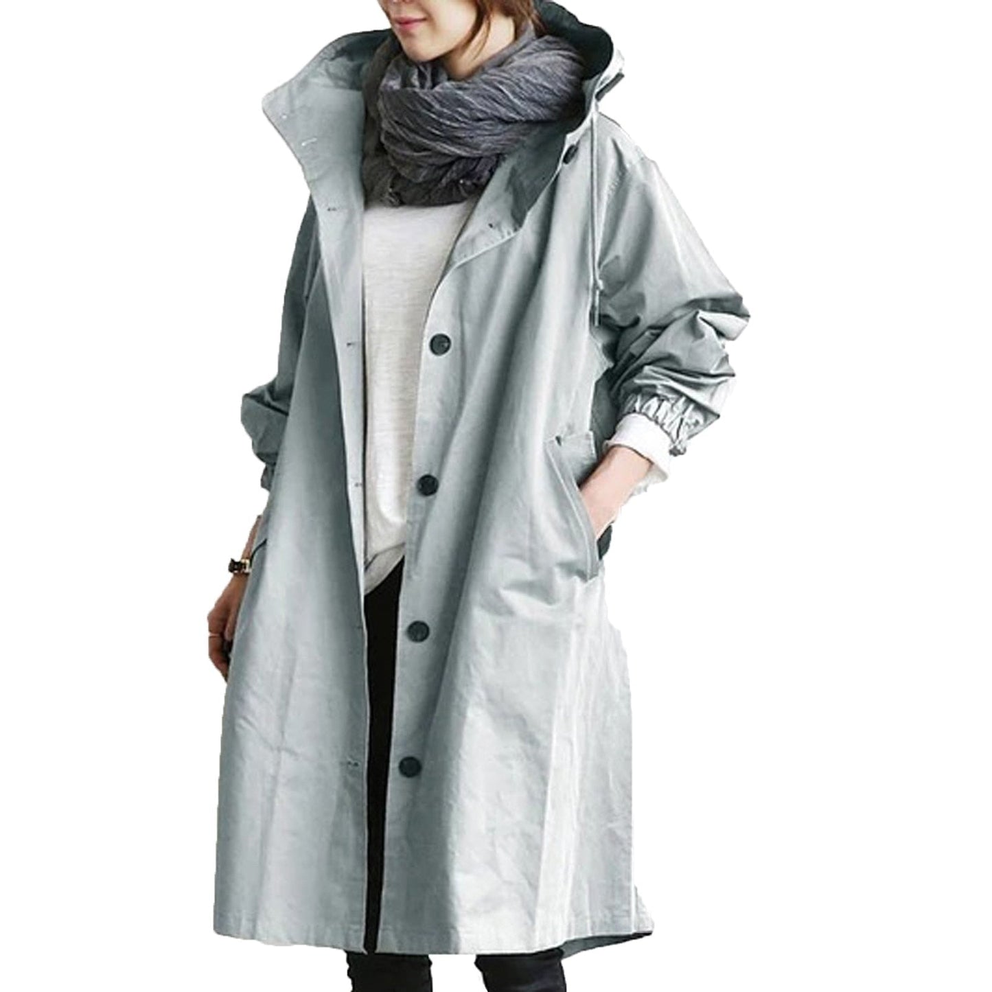 Zélie | Manteau Long à Capuche pour Femme - Image 6