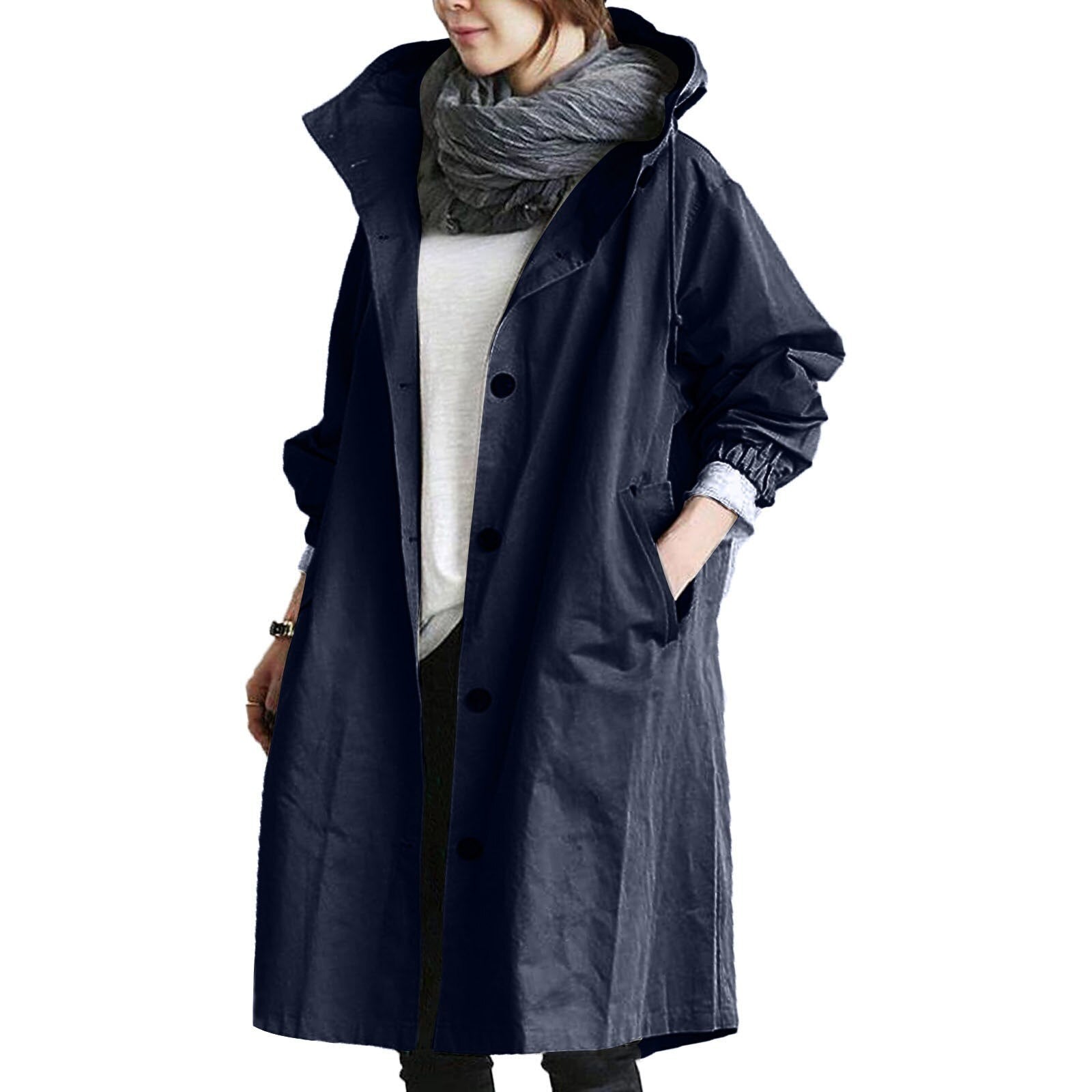 Zélie | Manteau Long à Capuche pour Femme - Image 3
