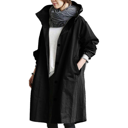 Zélie | Manteau Long à Capuche pour Femme - Image 2