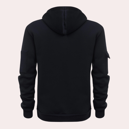 Xav | Veste à Capuche Homme Demi-Zip - Image 9