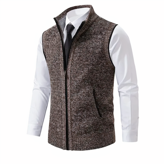 Victorien | Gilet Pull Tricot Zippé Homme - Image 1