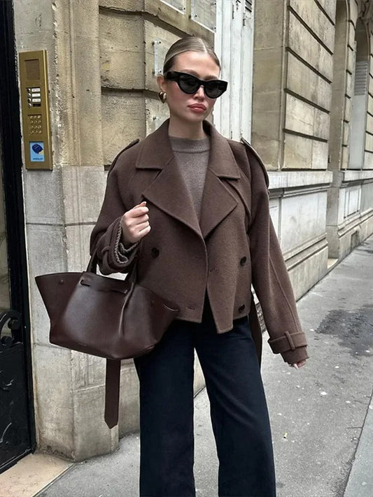 Diane | Veste Courte Croisée Femme - Image 1