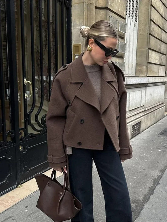 Diane | Veste Courte Croisée Femme - Image 2