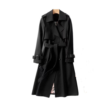 Marilou | Manteau Trench Long Croisé Ceinturé Femme - Image 3