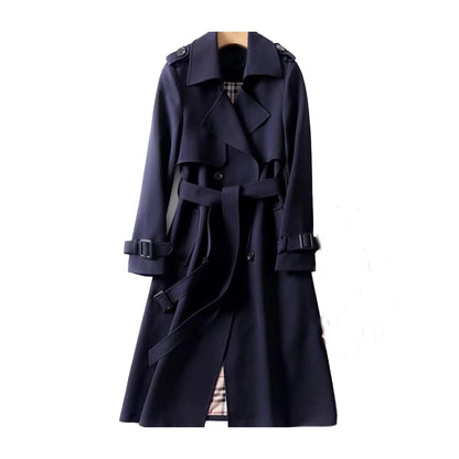 Marilou | Manteau Trench Long Croisé Ceinturé Femme - Image 4