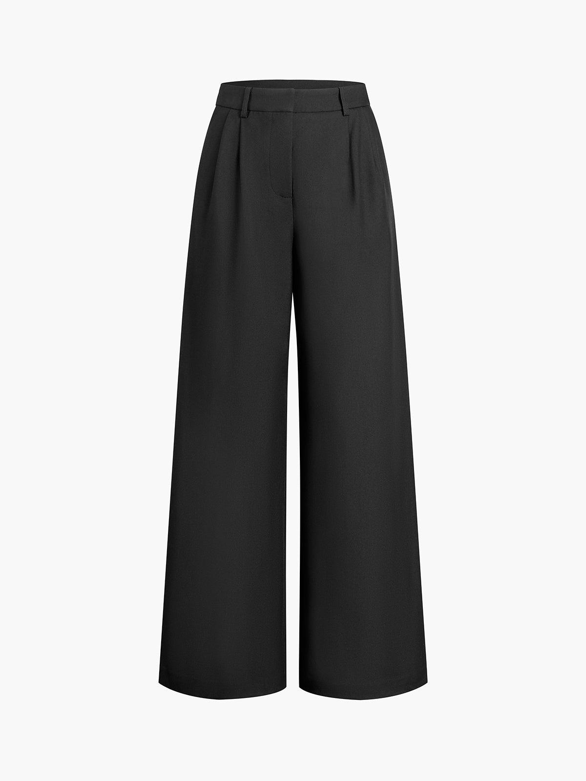 Paloma | Pantalon tailleur plissé à taille haute pour femmes - Image 6