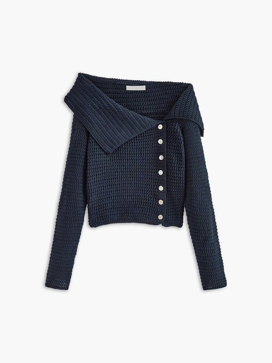 Thérèse | Pull Femme Épaule Dénudée - Image 1