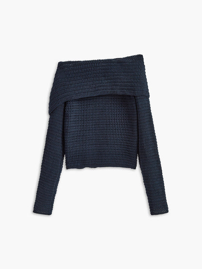 Thérèse | Pull Femme Épaule Dénudée - Image 2