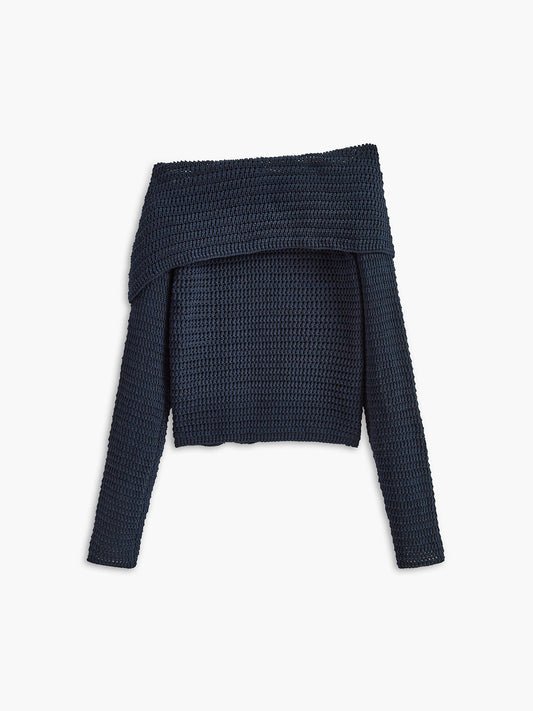 Thérèse | Pull Femme Épaule Dénudée - Image 2