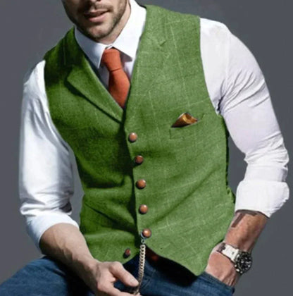 Nino | Gilet cintré à carreaux pour homme - Image 5