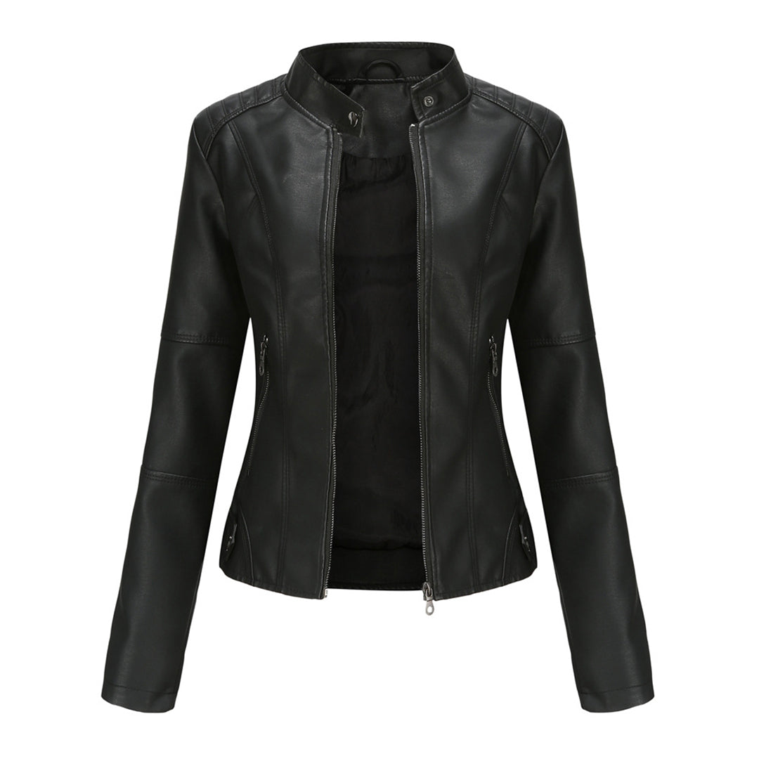 Selena | Veste de motard ajustée pour femme - Image 2