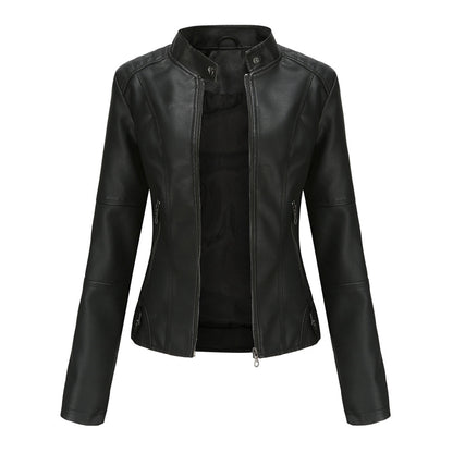 Selena | Veste de motard ajustée pour femme - Image 2