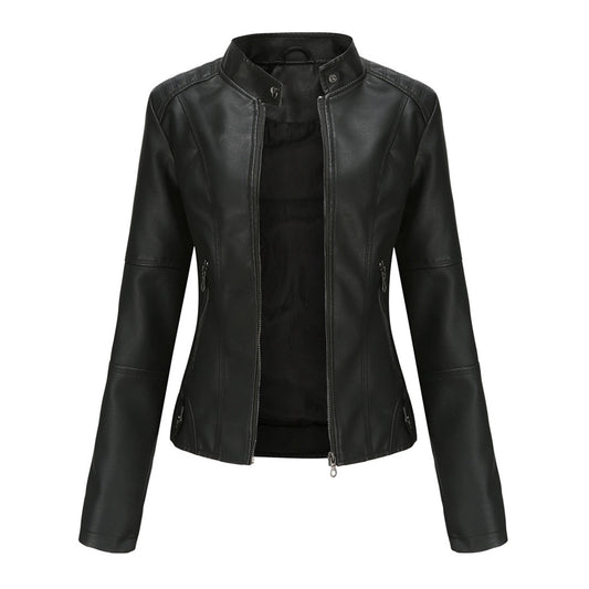 Selena | Veste de motard ajustée pour femme - Image 2